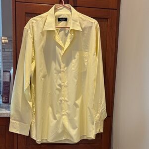NWOT 📈 Gucci Pointed Collar Button Down Men’s Dress Shirt Sz 18 / 44 - 45 / XXL